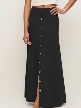 Reformation Andi low rise maxi skirt
